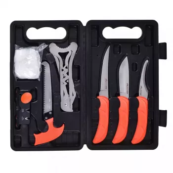 Feststehendes Jagdmesser-Set Outdoor Edge Jaeger Pak 02OE069 mit Messer und Werkzeugen für die Wildverarbeitung