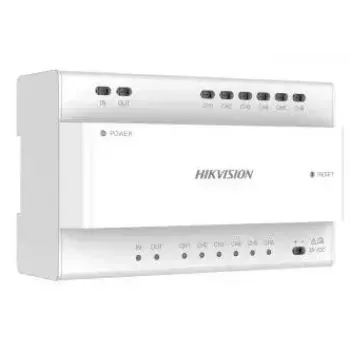 Video-Verteiler Hikvision DS-KAD7060EY-S Breite 143,7 mm Tiefe 65,9 mm Höhe 92,4 mm
