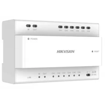 Video-Verteiler Hikvision DS-KAD706Y-S 6 Kanäle 1HE Rack-Einbau