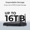 Reolink NVS12W 12-Kanal Wi-Fi 6 NVR 16MP Unterstützung 2TB HDD
