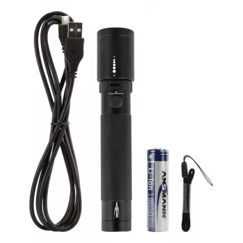 LED Laterne Ansmann T400FR Schwarz IPX4 5W 400lm