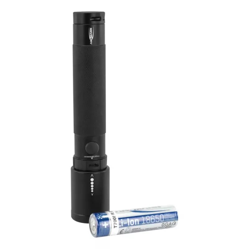 LED Laterne Ansmann T400FR Schwarz IPX4 5W 400lm
