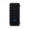 Mobiles Ladegerät Satechi ST-TC100GM-EU, 100 W, 2× USB-C, AC-Eingang 100–240 V, grau