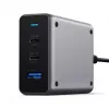 Mobiles Ladegerät Satechi ST-TC100GM-EU, 100 W, 2× USB-C, AC-Eingang 100–240 V, grau