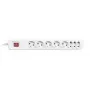 Steckdosenleiste ActiveJet APN-8G/5M-GR — 8 AC-Steckdosen (Typ E/C), 5 m Kabel, 10 A, 230 V, grau