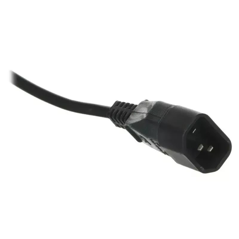 Stromverlängerungskabel ActiveJet COMBO-IEC-3G/1.5M — 3-adriges IEC-Kabel, 1,5 m, 3 AC-Steckdosen, 230 V/50 Hz, 10 A, schwarz