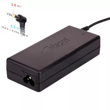 Netzteil Akyga AK-ND-27 90 W 19 V 4,74 A AC/DC Indoor-Laptop-Ladegerät, schwarz