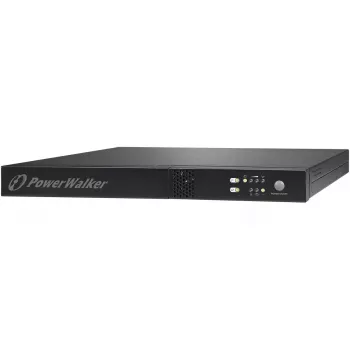 Rackmount-USV PowerWalker VFI 1000R/1U — Online-Doppelwandlung, 1 kVA (800 W), 3× C13-Ausgänge, 1U, 12,6 kg