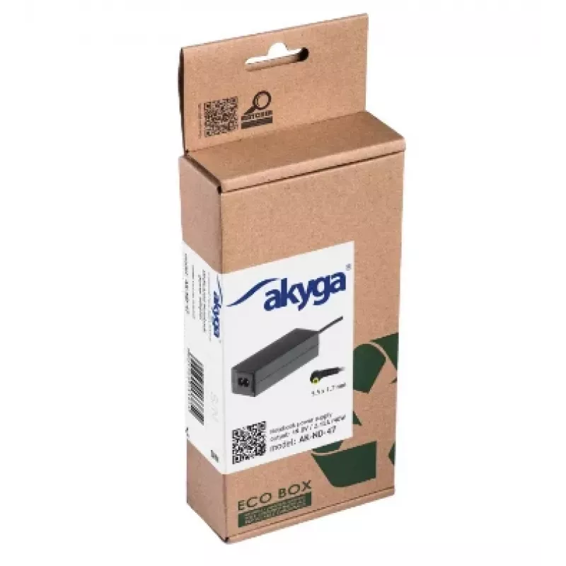 Akyga AK-ND-47 Notebook-Netzteil für Acer, 40 W, 19 V / 2,15 A, 5,5 x 1,7 mm