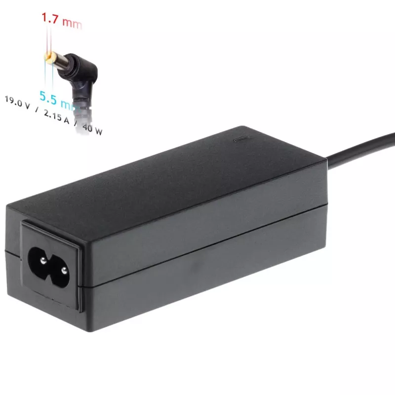 Akyga AK-ND-47 Notebook-Netzteil für Acer, 40 W, 19 V / 2,15 A, 5,5 x 1,7 mm