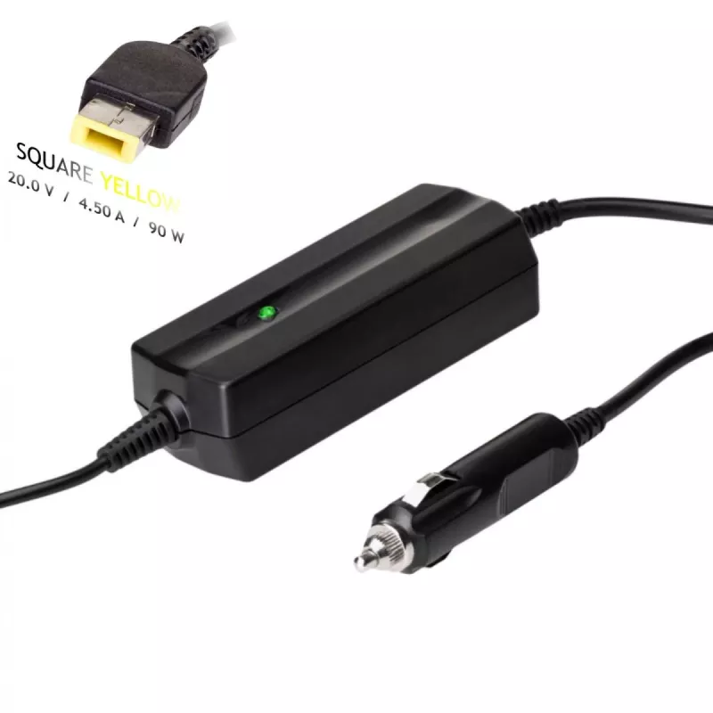 AKYGA Notebook-Netzteil – 20 V/4,5 A, 90 W Leistung und schlank Tip (auch bekannt als Square Gelb) Stecker