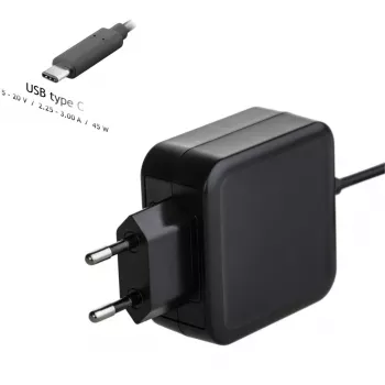 Netzteil Akyga AK-ND-60, universal 45 W, Eingang 100–250 V, schwarz, 0,183 kg