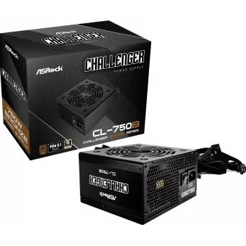 ASROCK Netzteil Challenger Cl-750b 750 W 80+ Bronze Schwarz ATX