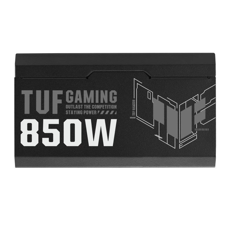 ASUS TUF Gaming 850W Gold Netzteil 24-Pin ATX ATX Schwarz