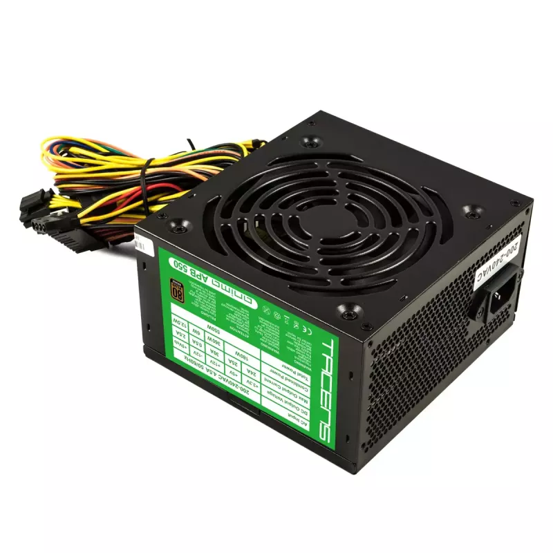 Tacens APB550B Netzteil 550 W 20+4 pin ATX ATX Schwarz