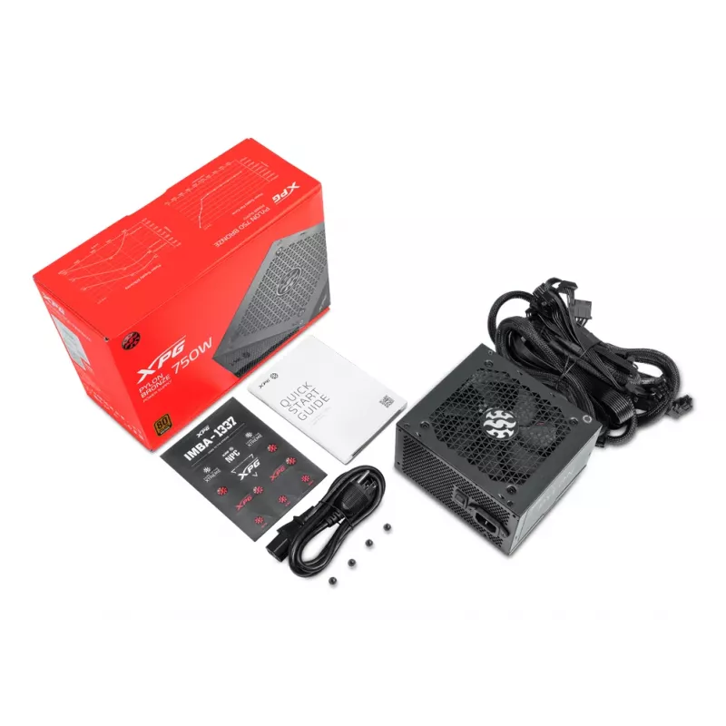XPG PYLON 550W Netzteil, 550 W, 100 - 240 V, 50 - 60 Hz, 8/4 A, Aktiv, 110 W
