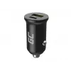 Auto-Ladegerät Grün Cell CADM-GC-38AC 38W, 1x USB-C (PD 3.0) + 1x USB-A, Aluminiumgehäuse, schwarz