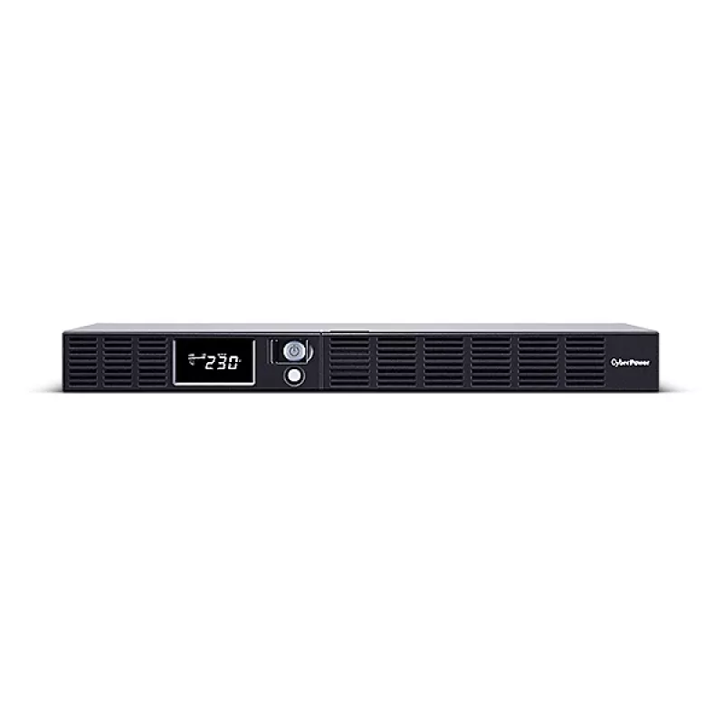 Rackmount Line-Interactive USV CYBERPOWER OR600ERM1U — 0,6 kVA / 360 W, 6x C13-Ausgänge, AVR, LCD, Silber, 1U