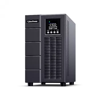 CyberPower Online S OLS3000EA USV, Doppelwandler (Online), 3000 VA / 2700 W, 8 AC-Ausgänge (C13/C19), C20-Eingang, LCD, USB, Tower, schwarz