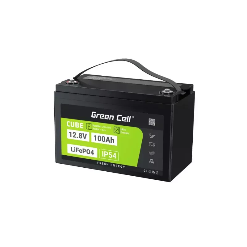 USV-Batterie Grün Cell LFPGC12V100AH Lithium-Eisenphosphat 12,8V 100Ah