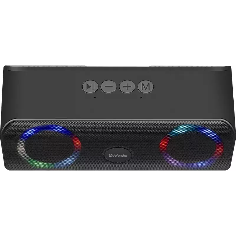 Tragbarer Bluetooth-Mono-Lautsprecher DEFENDER Q1 Schwarz, 10 W RMS, 1200 mAh, Bluetooth 5.0, MicroSD, FM, AUX, USB