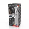 Barttrimmer Adler AD 2836S, kabelloser Lithium-Akku, 0,9–6 mm, 4 Längenstufen, Edelstahlklingen, silber