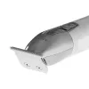 Barttrimmer Adler AD 2836S, kabelloser Lithium-Akku, 0,9–6 mm, 4 Längenstufen, Edelstahlklingen, silber