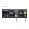 Qoltec 53886 Off-Grid-Hybrid-Solarwechselrichter, 3,5 kW, 100 A MPPT, 24 V, reine Sinuswelle