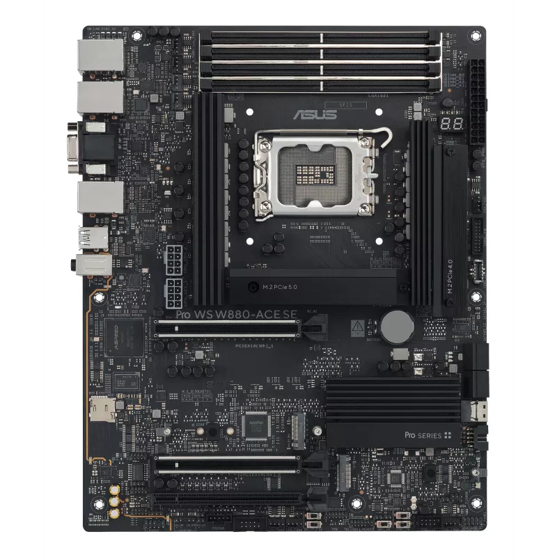 Motherboard ASUS PRO WS W880-ACE SE, Intel W880, LGA 1851, ATX, DDR5, 4 DIMM, max 256 GB, 2.5 Gb LAN