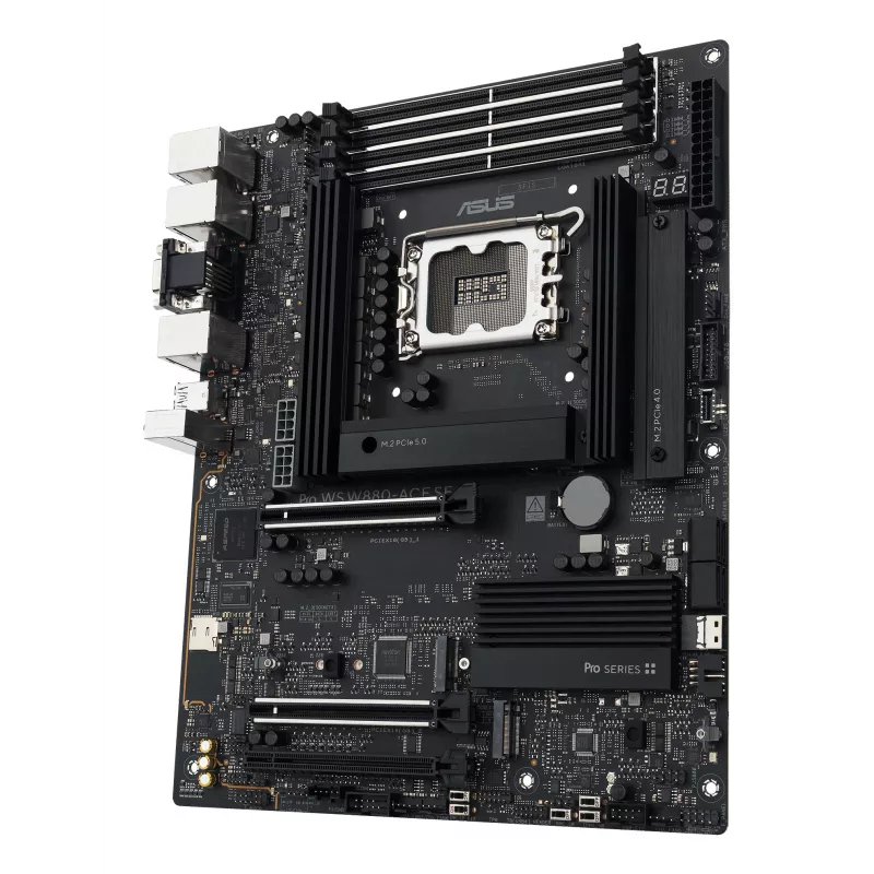 Motherboard ASUS PRO WS W880-ACE SE, Intel W880, LGA 1851, ATX, DDR5, 4 DIMM, max 256 GB, 2.5 Gb LAN