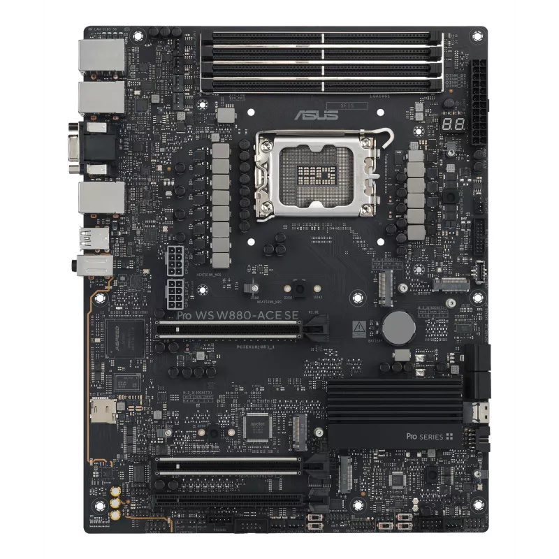 Motherboard ASUS PRO WS W880-ACE SE, Intel W880, LGA 1851, ATX, DDR5, 4 DIMM, max 256 GB, 2.5 Gb LAN