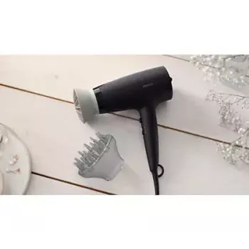 Haartrockner Philips BHD302/00 1600W schwarz, 3 Hitzestufen, 3 Geschwindigkeiten, Kaltluft, 2 Düsen