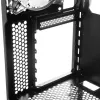 PC-Gehäuse MODECOM AMIRANI ARGB Midi Tower, schwarz, Temperglas, 2x200mm Front- + 1x120mm Rücklüfter, USB-A 2x, USB-C 1x, unterstützt ATX/ITX, GPU bis 35 cm