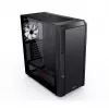 PC-Gehäuse MODECOM AMIRANI ARGB Midi Tower, schwarz, Temperglas, 2x200mm Front- + 1x120mm Rücklüfter, USB-A 2x, USB-C 1x, unterstützt ATX/ITX, GPU bis 35 cm