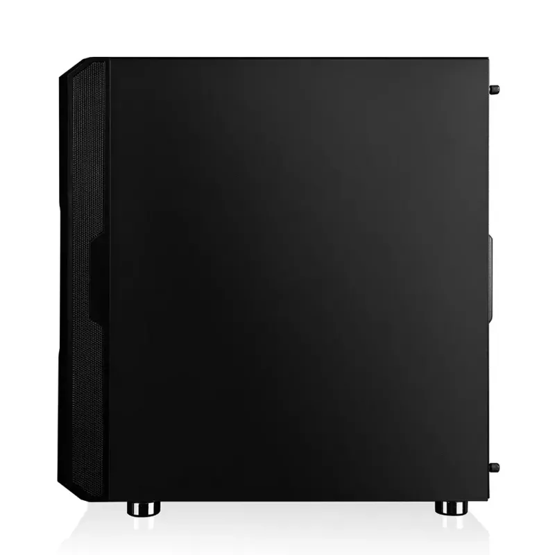 PC-Gehäuse MODECOM AMIRANI ARGB Midi Tower, schwarz, Temperglas, 2x200mm Front- + 1x120mm Rücklüfter, USB-A 2x, USB-C 1x, unterstützt ATX/ITX, GPU bis 35 cm