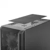 PC-Gehäuse MODECOM AMIRANI ARGB Midi Tower, schwarz, Temperglas, 2x200mm Front- + 1x120mm Rücklüfter, USB-A 2x, USB-C 1x, unterstützt ATX/ITX, GPU bis 35 cm