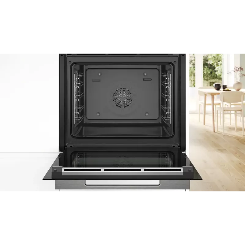 Einbau-Backofen Bosch Serie 8 HBG7341B2 — elektrisch, 71 L, 3600 W, Touch-Steuerung, schwarz