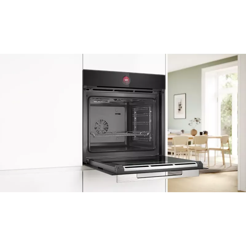 Einbau-Backofen Bosch Serie 8 HBG7341B2 — elektrisch, 71 L, 3600 W, Touch-Steuerung, schwarz