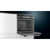 Einbau-Elektrobackofen Siemens iQ500 HR538ABS1, 71 L, schwarz, Edelstahl, LCD-Display