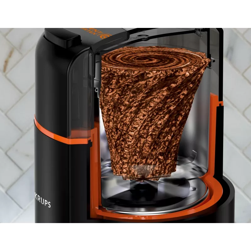 Klingenmühle Krups Silent Vortex GX3328 175 W Schwarz 90 g Kapazität