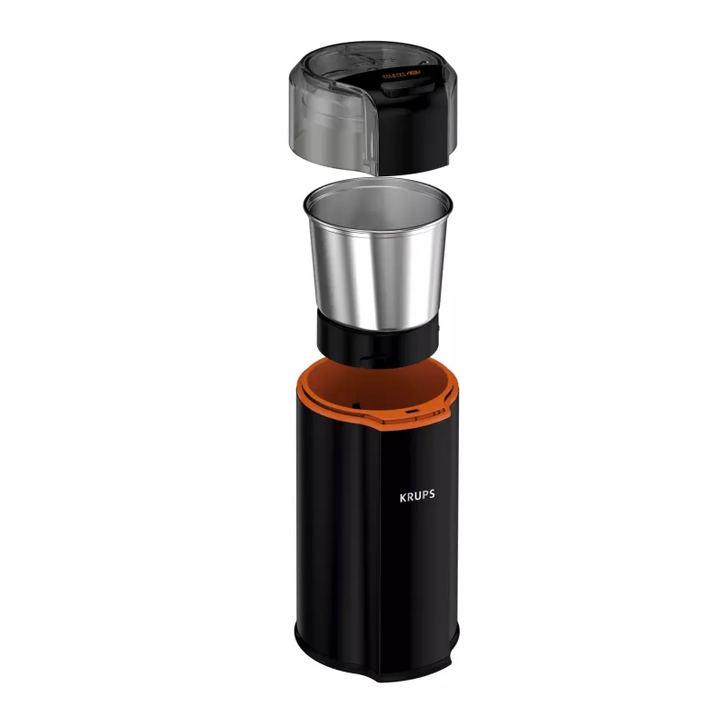 Klingenmühle Krups Silent Vortex GX3328 175 W Schwarz 90 g Kapazität