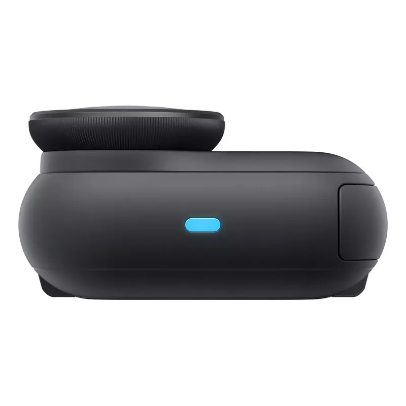 Action-Sportkamera Insta360 GO Ultra Standard Schwarz – 4K Ultra HD 3840×2880, 1/1,28-Zoll-Sensor, 240 fps, Wi‑Fi, integrierte Anzeige, MicroSD, 52,9 g
