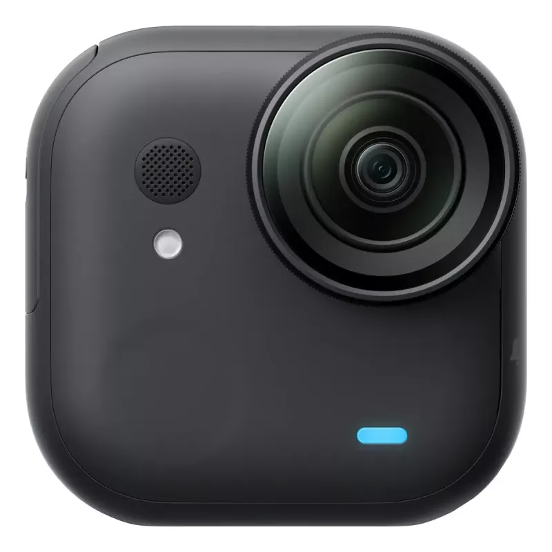 Action-Sportkamera Insta360 GO Ultra Standard Schwarz – 4K Ultra HD 3840×2880, 1/1,28-Zoll-Sensor, 240 fps, Wi‑Fi, integrierte Anzeige, MicroSD, 52,9 g