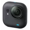 Action-Sportkamera Insta360 GO Ultra Standard Schwarz – 4K Ultra HD 3840×2880, 1/1,28-Zoll-Sensor, 240 fps, Wi‑Fi, integrierte Anzeige, MicroSD, 52,9 g