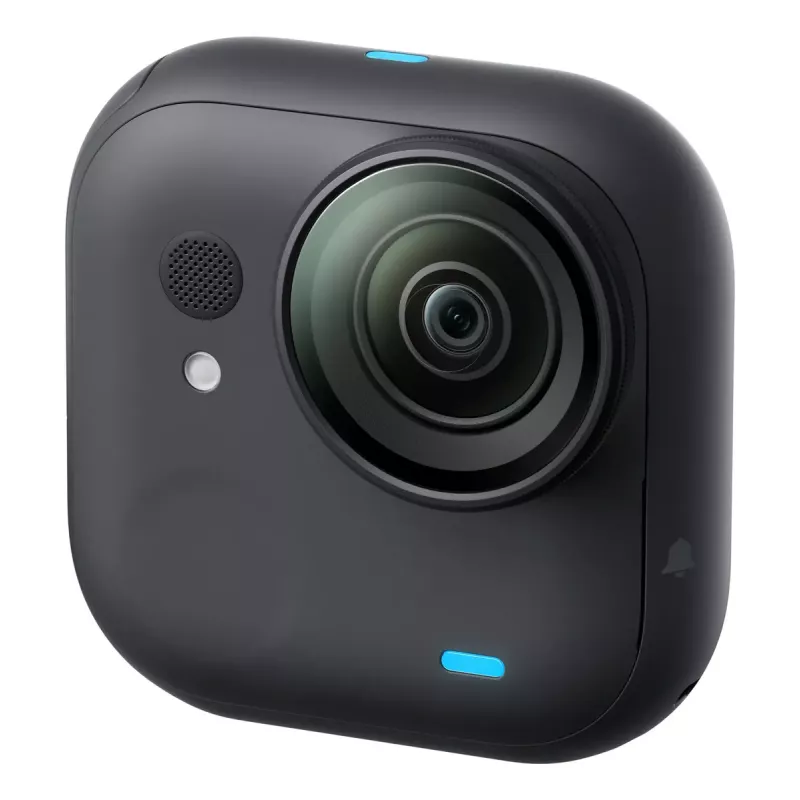 Action-Sportkamera Insta360 GO Ultra Standard Schwarz – 4K Ultra HD 3840×2880, 1/1,28-Zoll-Sensor, 240 fps, Wi‑Fi, integrierte Anzeige, MicroSD, 52,9 g
