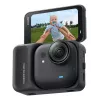 Action-Sportkamera Insta360 GO Ultra Standard Schwarz – 4K Ultra HD 3840×2880, 1/1,28-Zoll-Sensor, 240 fps, Wi‑Fi, integrierte Anzeige, MicroSD, 52,9 g