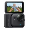 Action-Sportkamera Insta360 GO Ultra Standard Schwarz – 4K Ultra HD 3840×2880, 1/1,28-Zoll-Sensor, 240 fps, Wi‑Fi, integrierte Anzeige, MicroSD, 52,9 g