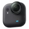 Action-Sportkamera Insta360 GO Ultra Standard Schwarz – 4K Ultra HD 3840×2880, 1/1,28-Zoll-Sensor, 240 fps, Wi‑Fi, integrierte Anzeige, MicroSD, 52,9 g