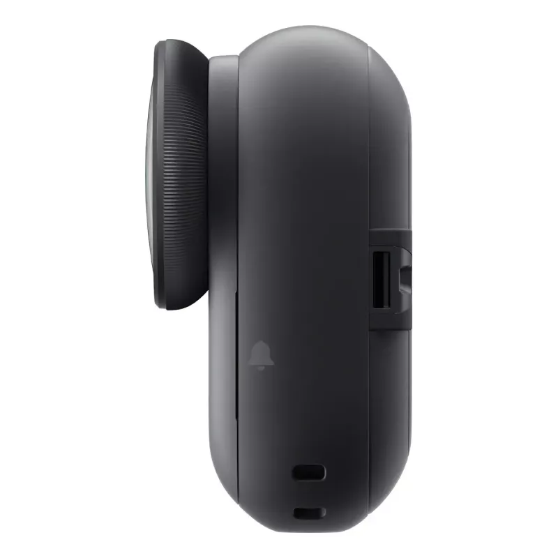 Action-Sportkamera Insta360 GO Ultra Standard Schwarz – 4K Ultra HD 3840×2880, 1/1,28-Zoll-Sensor, 240 fps, Wi‑Fi, integrierte Anzeige, MicroSD, 52,9 g