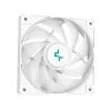 All-in-One-Flüssigkeitskühler DeepCool LS520 SE WH – 240-mm-Radiator, 2x 120-mm-PWM-Lüfter, weiß, Kupferbodenplatte
